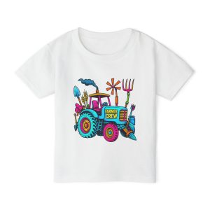Farmer Crew Toddler T-shirt, Kids Farm Shirt, Tractor Tee, Country Apparel
