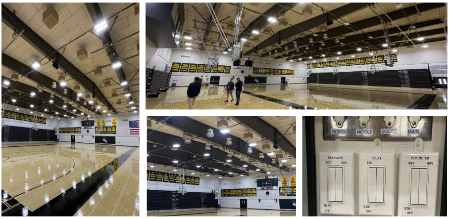 Butte College Gymnasium Achieves 70% Energy Savings with Aleo Lighting and Wireless Controls